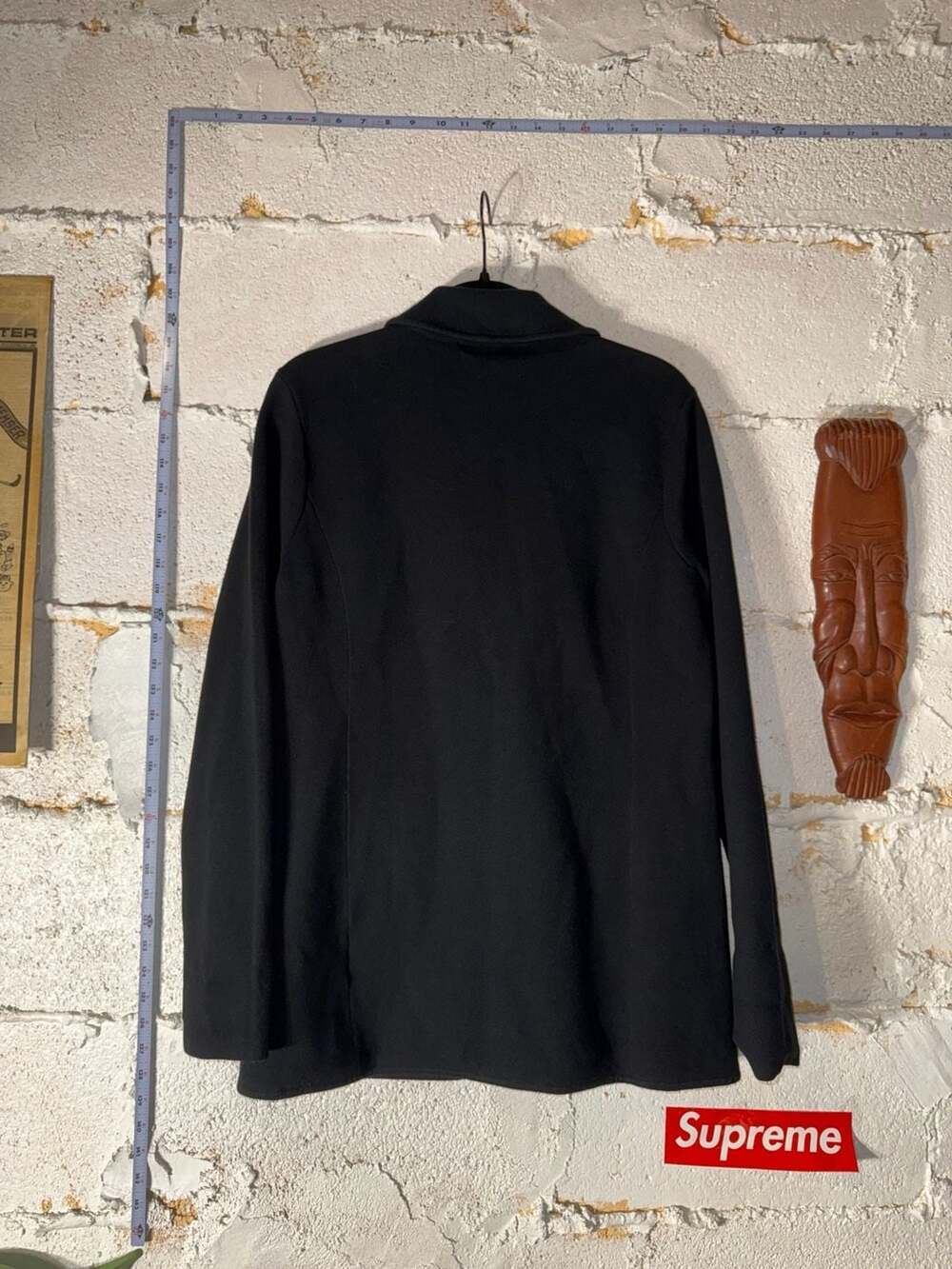 Lauren Ralph Lauren Women's Long Sleeve Cotton Knit Blazer in Black - Picture 9 of 11